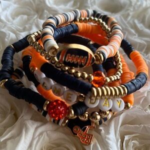 Football Game Day Stackable Bracelets